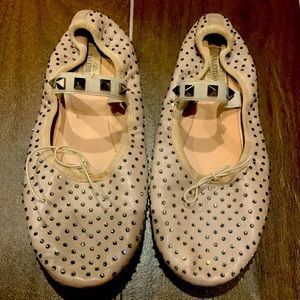 Valentino nude with silver/ black sparkles